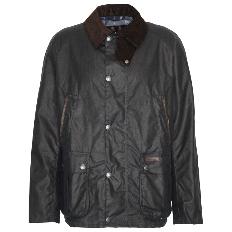 Barbour Mens Jacket Wax Halton Navy