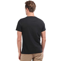 Barbour Mens Tee Essential Sports Black