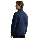 Barbour International Men's Interlock Funnel Neck 1/4 Zip Navy Blazer