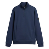 Barbour International Men's Interlock Funnel Neck 1/4 Zip Navy Blazer