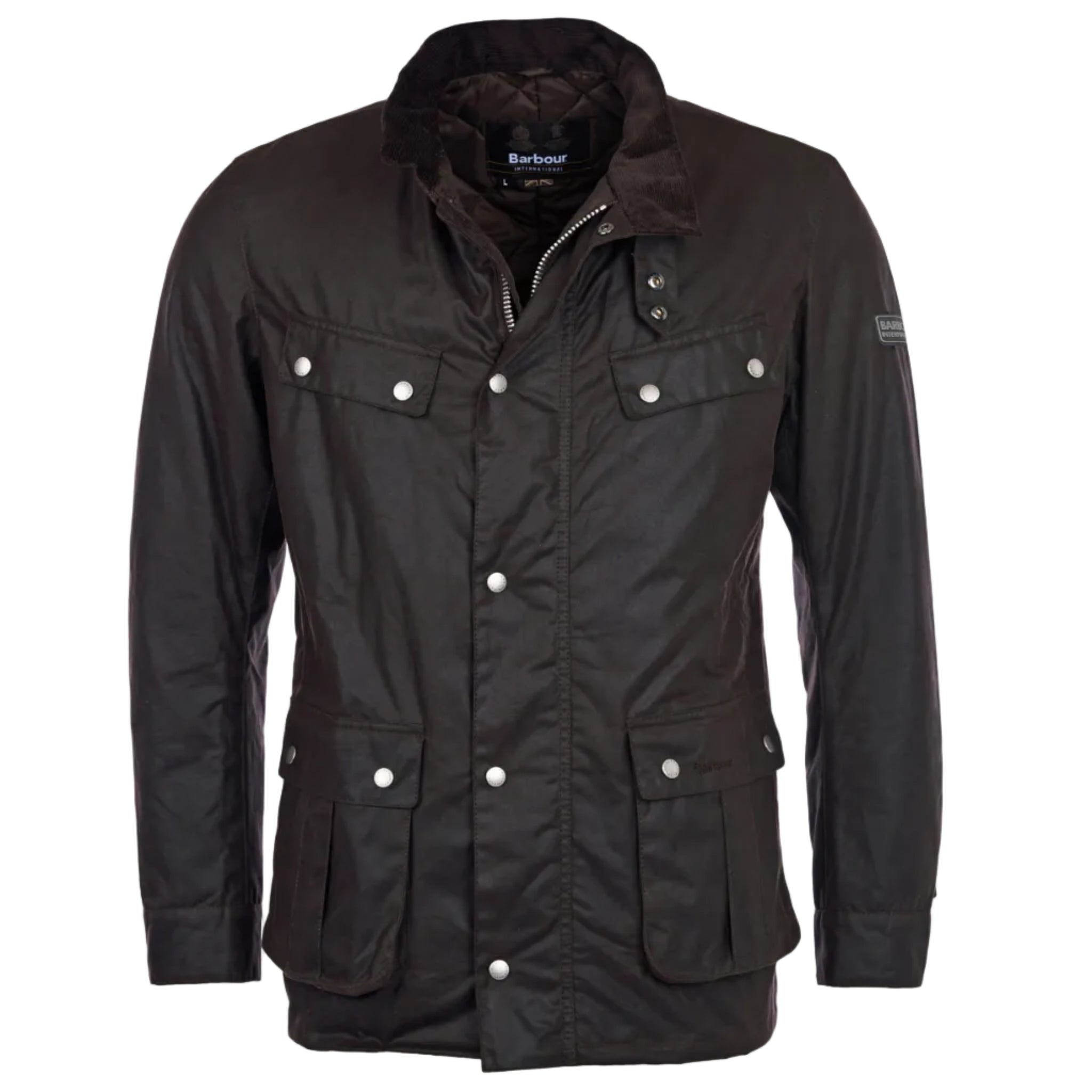 Barbour International Mens Wax Jacket Tourer Duke Rustic