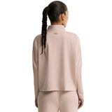 Barbour International Womens Sweatshirt Kemora Half Zip Nutmeg