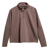 Barbour International Womens Sweatshirt Kemora Half Zip Truffle