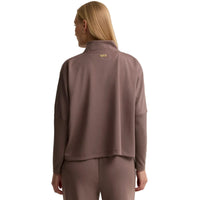 Barbour International Womens Sweatshirt Kemora Half Zip Truffle