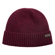Barbour Mens Beanie Carlton Red
