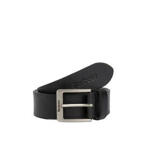 Barbour Mens Belt Ayre Leather Black