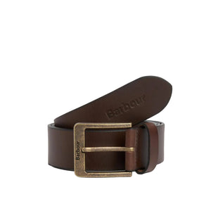 Barbour Mens Belt Ayre Leather Brown