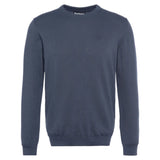 Barbour Mens Jumper Pima Cotton Crew Navy