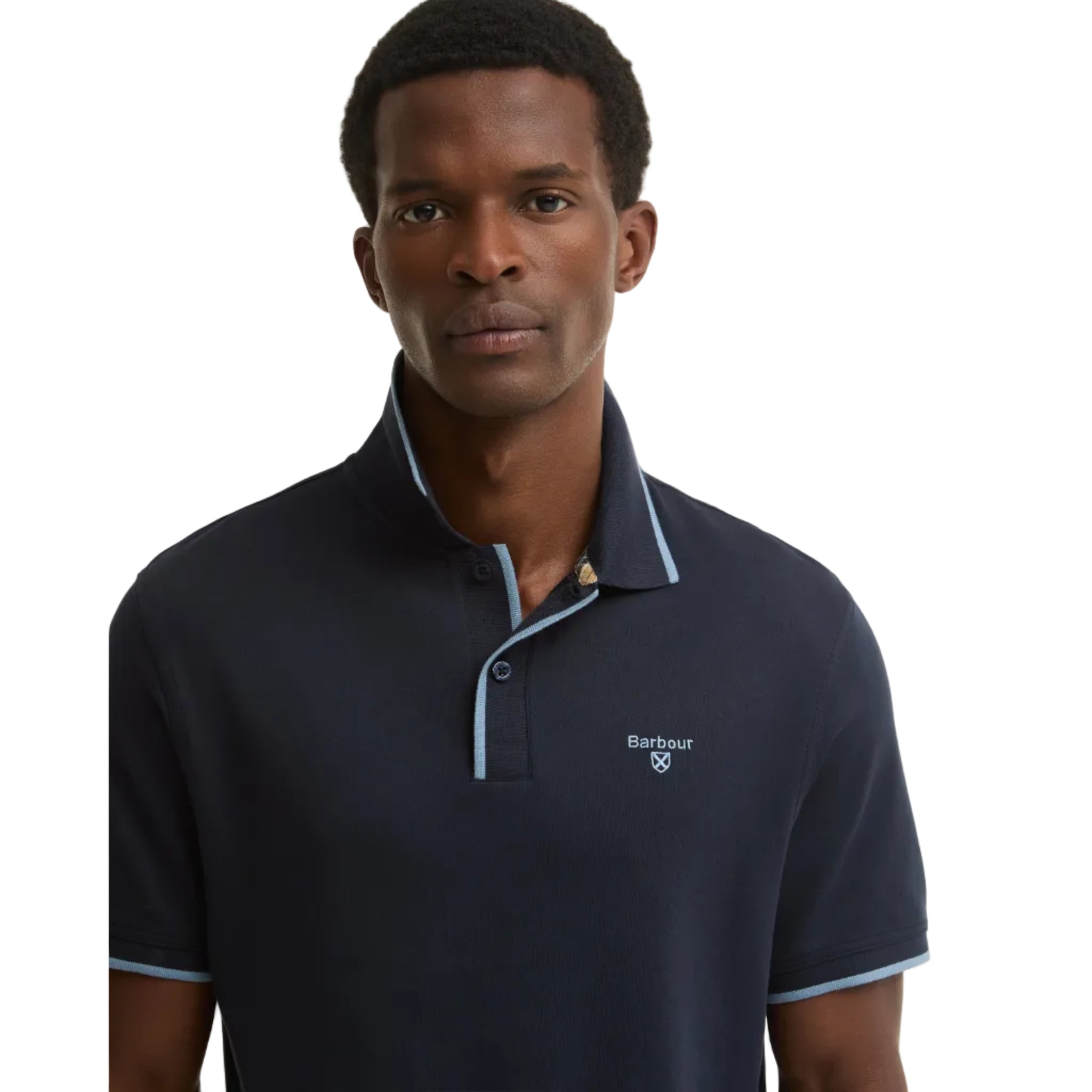 Barbour Mens Polo Callock Tailored Navy