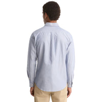 Barbour Mens Shirt Oxtown Tailored Fit Deep Blue