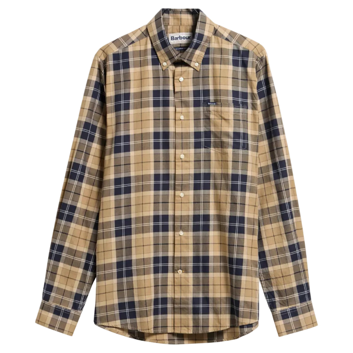 Barbour Wetheram men's birchwood dress tartan tailored shirt