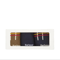Barbour Mens Socks 3 Pack Tartan Gift Set Classic Tartan