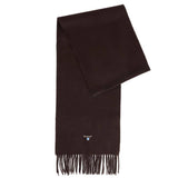 Barbour Unisex Scarf Plain Lambswool Rustic
