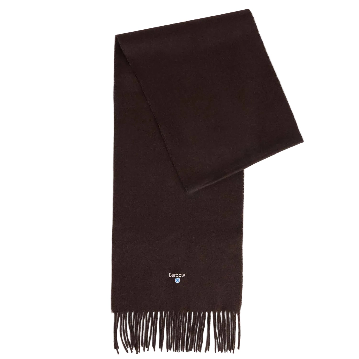 Barbour Unisex Scarf Plain Lambswool Rustic