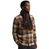 Barbour Unisex Scarf Plain Lambswool Rustic