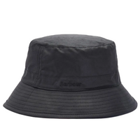 Barbour Wax Bucket Hat Black