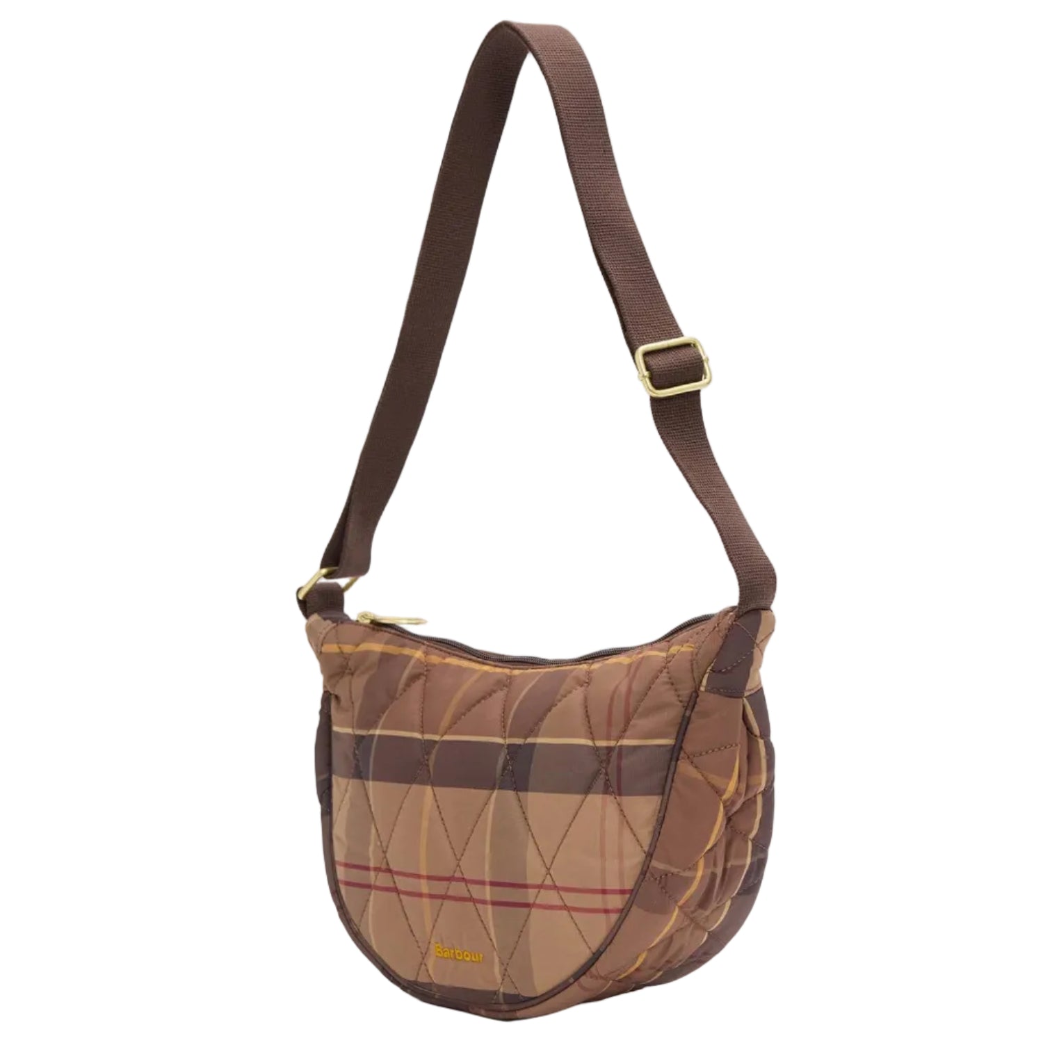Barbour Womens Cross Body Bag Healy Tartan Sling Muted Tartan