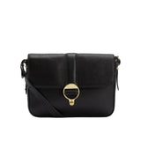 Barbour Womens Cross Body Bag Rosa Leather Black