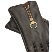 Barbour Womens Gloves Arlene Leather Brown/Muted