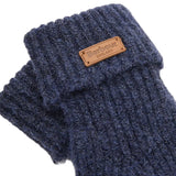 Barbour Womens Gloves Pendle Knitted Navy
