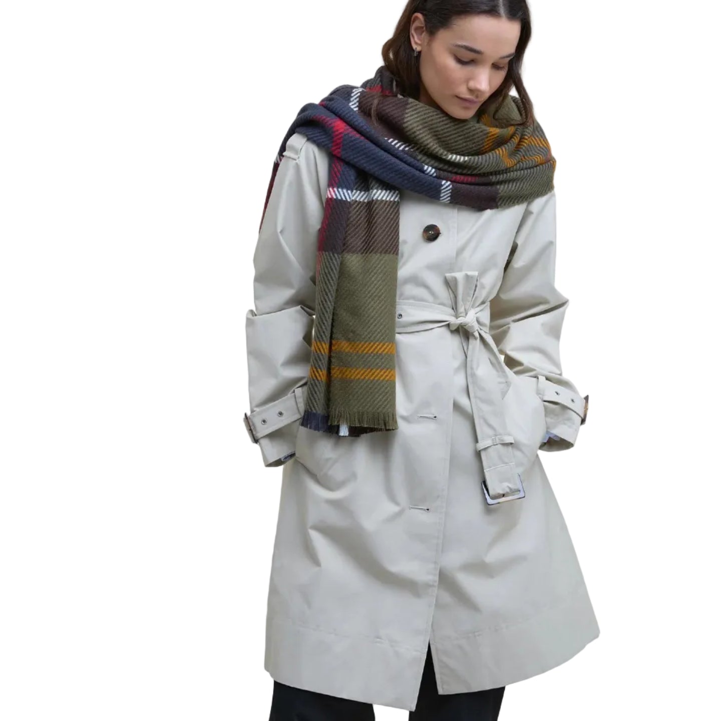 Barbour Womens Scarf Blair Tartan Classic Tartan
