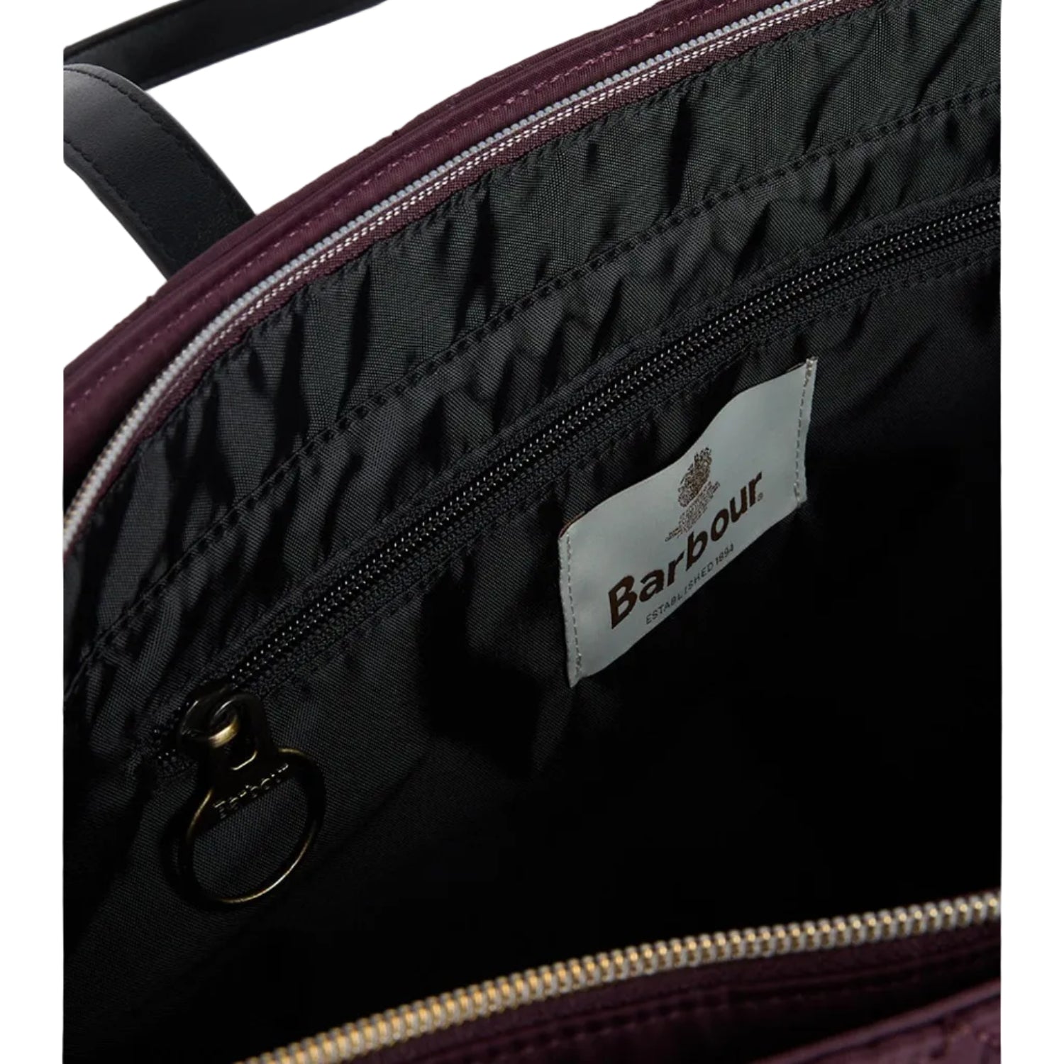 Barbour Womens Tote Bag Quilted Fig