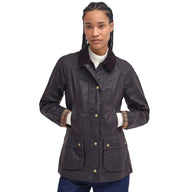 Barbour Beadnell women's rustic brown waxed cotton jacket