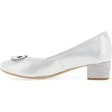 Bioeco women's silver leather shoe