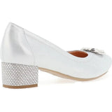 Bioeco women's silver leather shoe