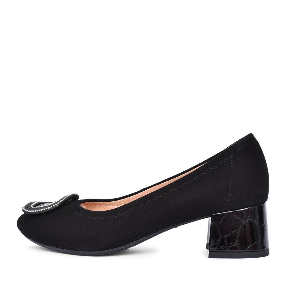 Bioeco Womens Shoe 6641 Black Suede