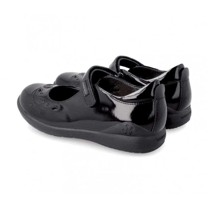 Biomecanics Girls School Shoe 221280-C Black Patent - Donaghys