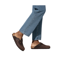 Birkenstock Boston women's habana leather clog