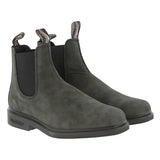 Blundstone women's black leather Chelsea boot with elasticated