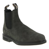 Blundstone women's black leather Chelsea boot with elasticated