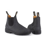 Blundstone women's black leather Chelsea boot with elasticated