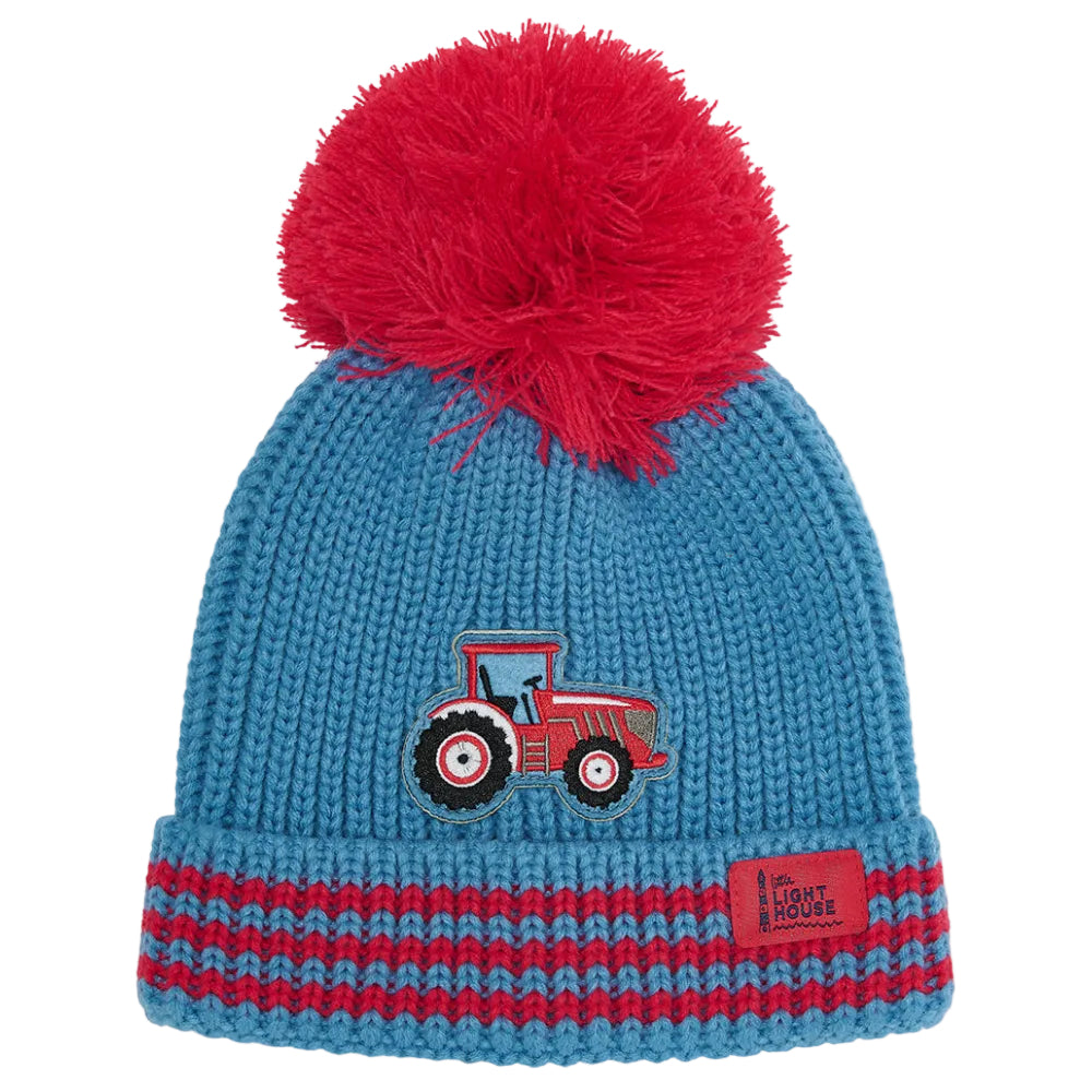 Lighthouse Boys Bobble Hat Red Tractor