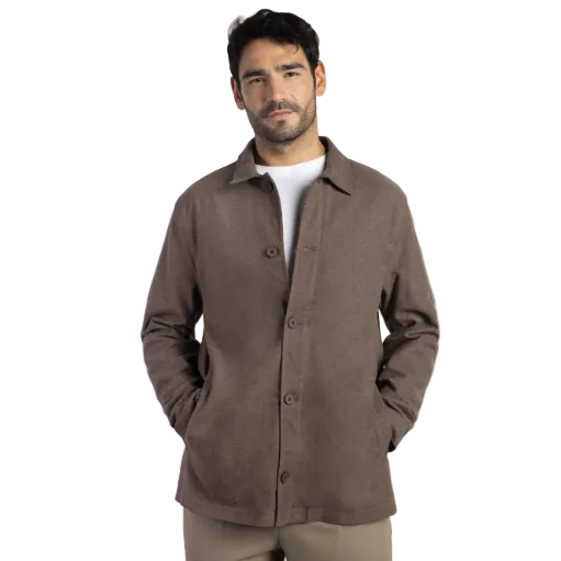 Boston Men's Lyon Overshirt Jacket 35.83735 317 Moka