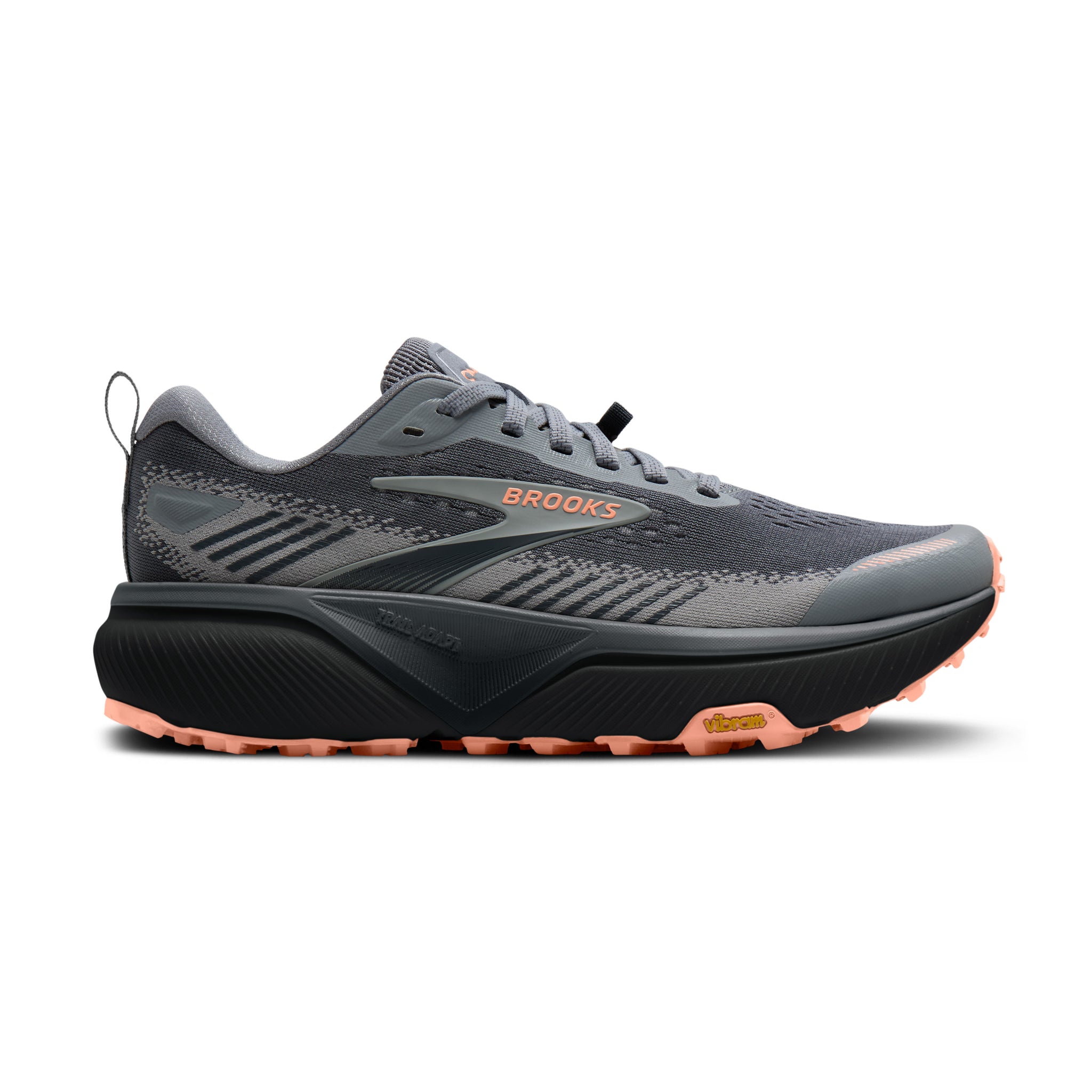 Brooks Womens Trainer Cascadia 20 Grey/Grey/Peach