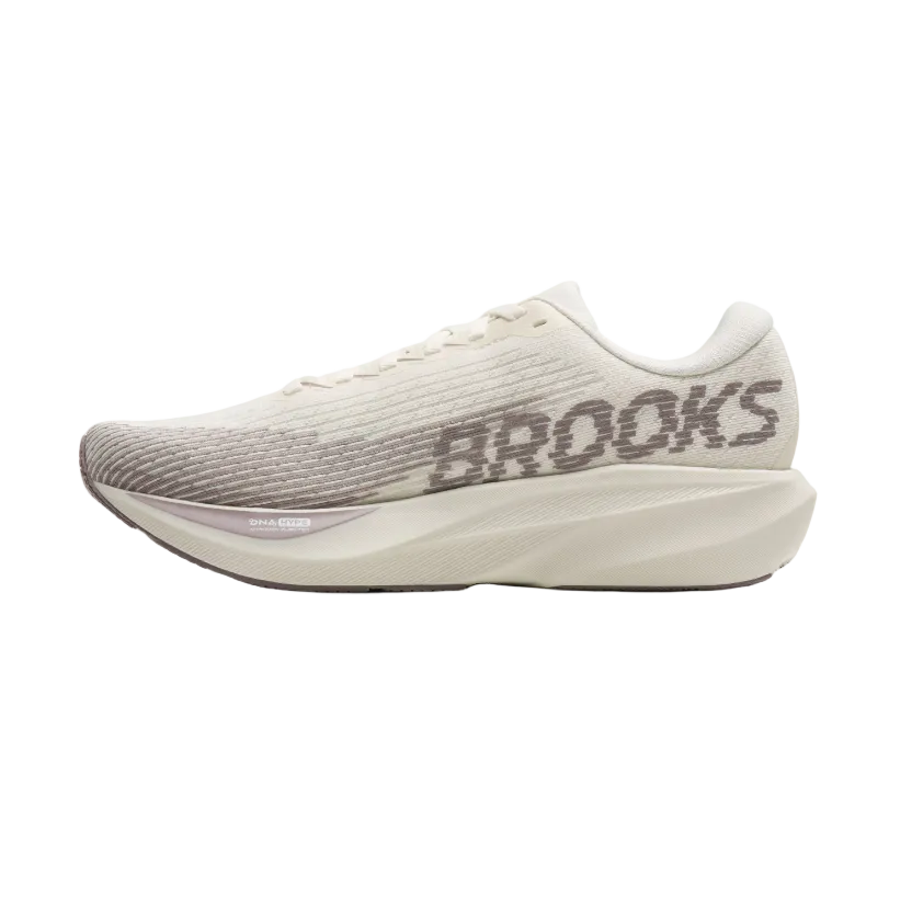Brooks Womens Trainer Ghost Amp Arctic Wolf/Dove/Pink