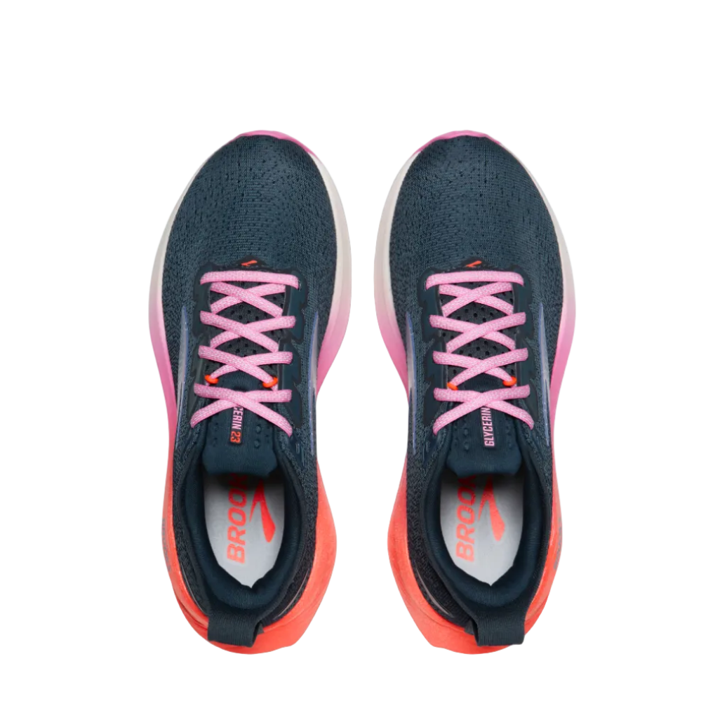 Brooks Womens Trainer Glycerin 23 Sea/Strawberry/Coral