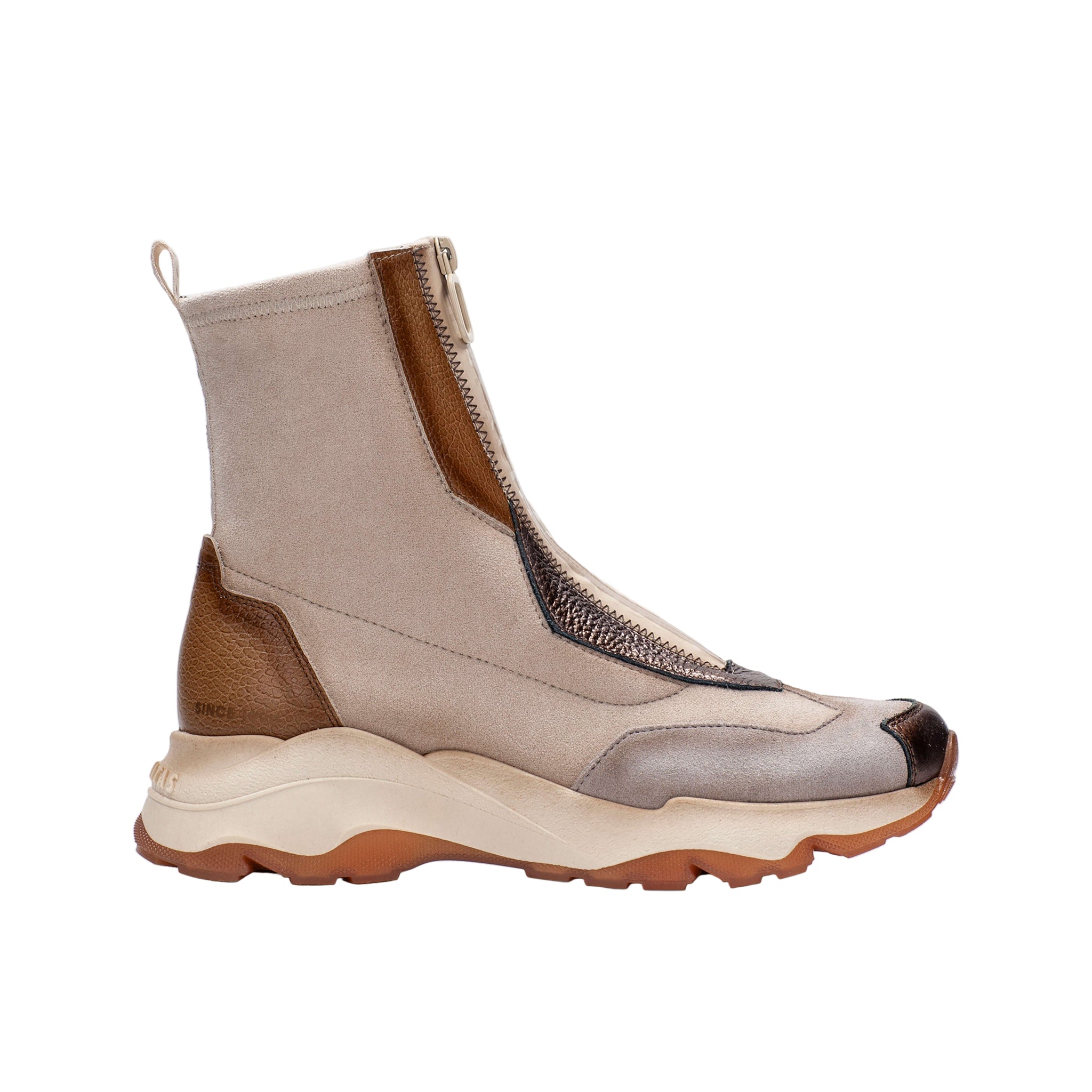 Hispanitas Womens Boot HI254321 Topo/Cream/Iron/Biscuit