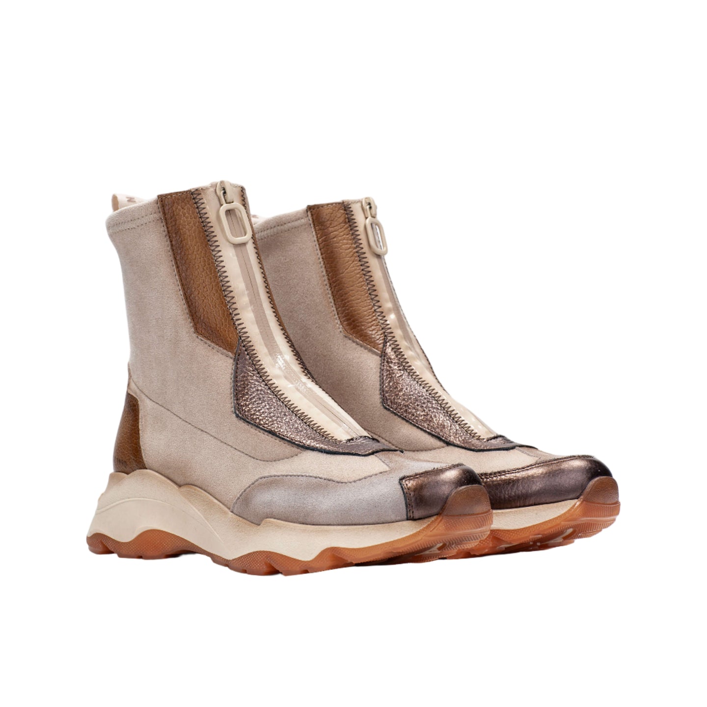 Hispanitas Womens Boot HI254321 Topo/Cream/Iron/Biscuit