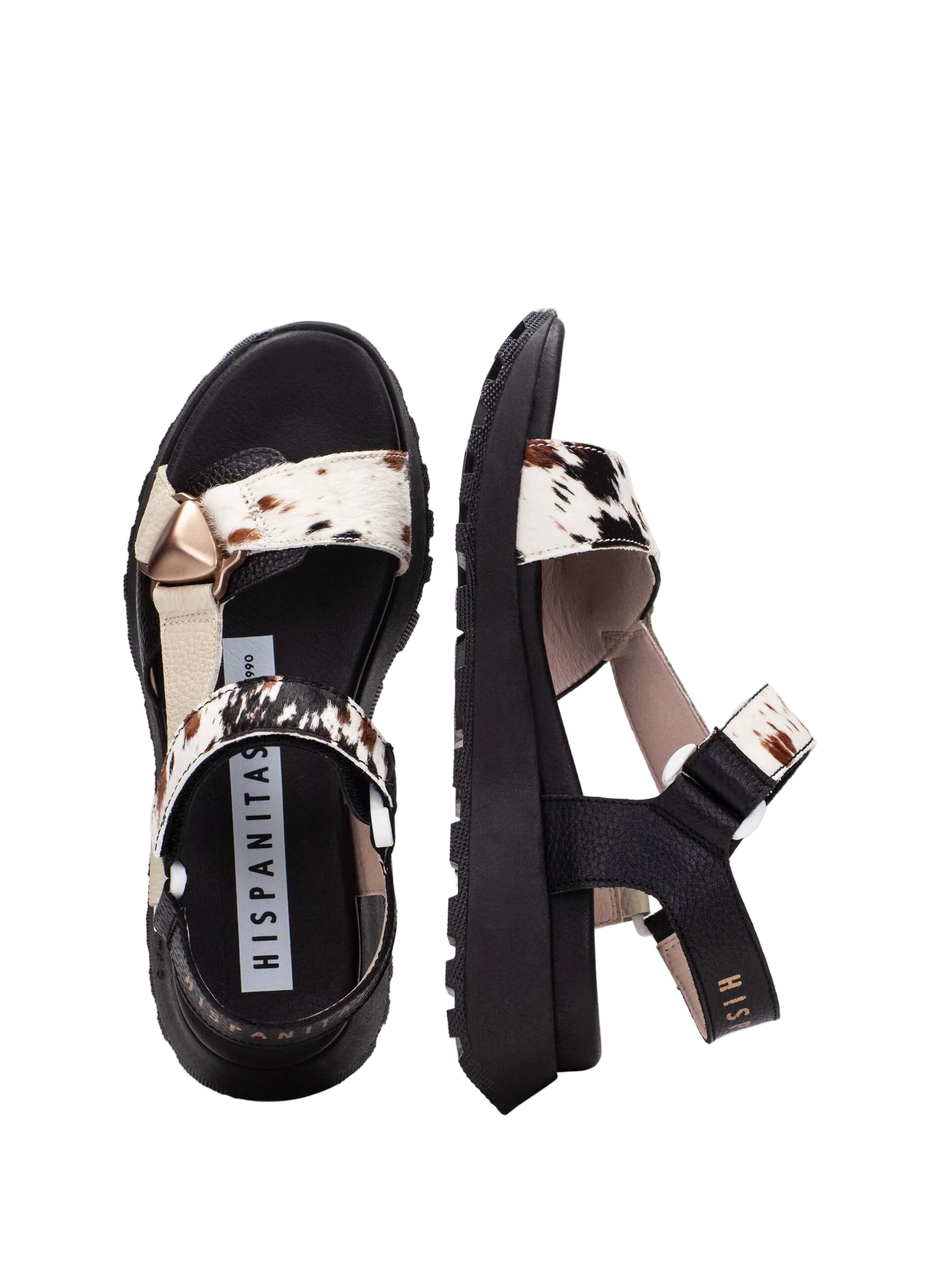Hispanitas Womens Sandal CHV264807 Buttter/Black