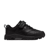 Clarks Boys School Shoe Steggy 2 Soar K Black Leather