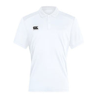Canterbury Mens Club Dry Polo T-Shirt White
