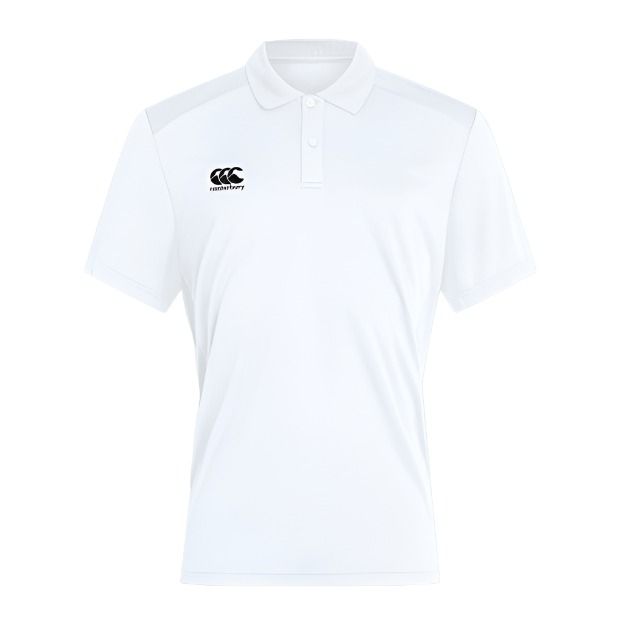 Canterbury Mens Club Dry Polo T-Shirt White