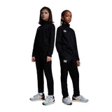 Canterbury Kids Stretch Tapered Poly Knit Black - Donaghys