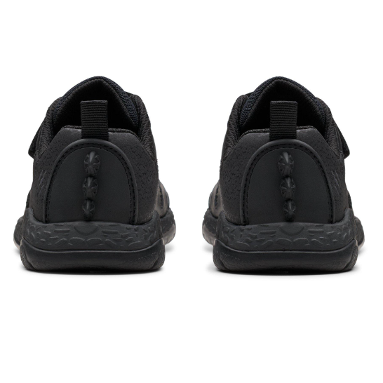 Clarks Boys School Shoe Steggy2 Pace K Black Leather