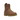 Clarks Tessyn girls' tan ankle boots with gold stud detail