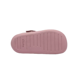 Clarks Girls Pre Walker Roamer Heart T Dusty Pink Leather